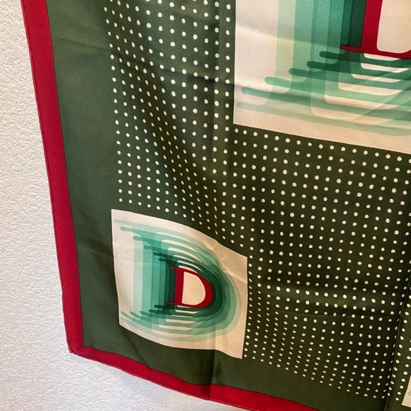 Christian Dior Scarf 30 1/2 by 301/2 - Picture 7 of 8